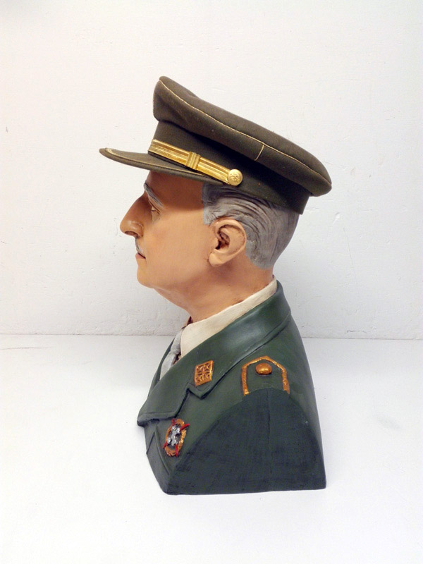 busto cabeza franco +gorra textil yeso 41-47x 25x32.5 1u